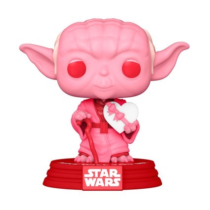 Figurine Funko Pop Star Wars Valentines Yoda avec Coeur Boutique Geneve Suisse