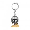 Pop Pocket Keychains Star Wars The Mandalorian with Blaster
