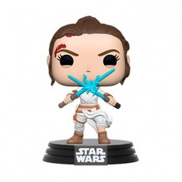 Pop Star Wars Rey mit Zwei Blauer Säbel