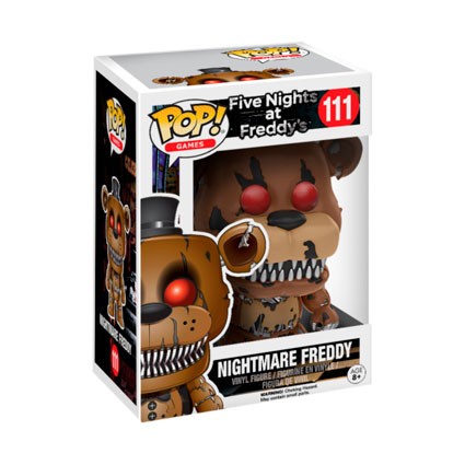 Toys Pop Games FNAF Nightmare Freddy 