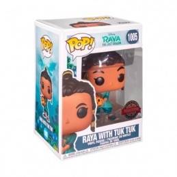 Figurine Funko Pop Disney Raya et le Dernier Dragon Raya Jeune avec Baby Tuk Tuk Edition Limitée Boutique Geneve Suisse