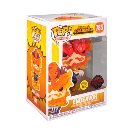 Figurine Funko Pop Phosphorescent My Hero Academia Endeavour Edition Limitée Boutique Geneve Suisse