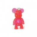 Qee Mini Bear Clear Rosa (Ohne Verpackung)