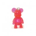 Figurine Toy2R Qee Mini Bear Clear Rose (Sans boite) Boutique Geneve Suisse