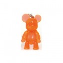 Figur Qee Mini Bear Clear Orange (No box) Toy2R Geneva Store Switzerland