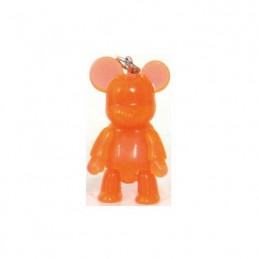 Qee Mini Bear Clear Orange (Sans boite)