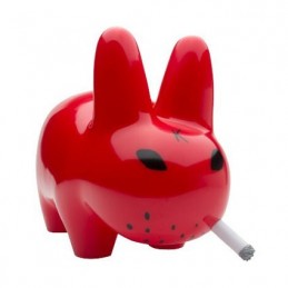 Figur Kidrobot Frank Kozik Smorkin' Labbit Lustre Red Gloss Geneva Store Switzerland