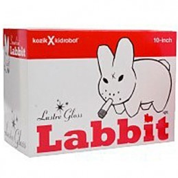 Figuren Kidrobot Frank Kozik Smorkin' Labbit Lustre Rot Gloss Genf Shop Schweiz