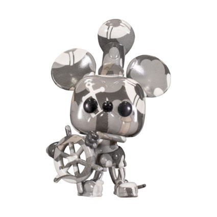 Toys Funko Pop Artist Series Mickey Mouse Steamboat Willie Hard Acr...