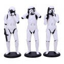 Figurine Nemesis Now Original Stormtrooper pack 3 figurines Three Wise Stormtroopers Boutique Geneve Suisse