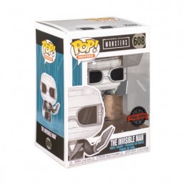 Figurine Funko Pop Universal Monsters The Invisible Man Black & White Edition Limitée Boutique Geneve Suisse