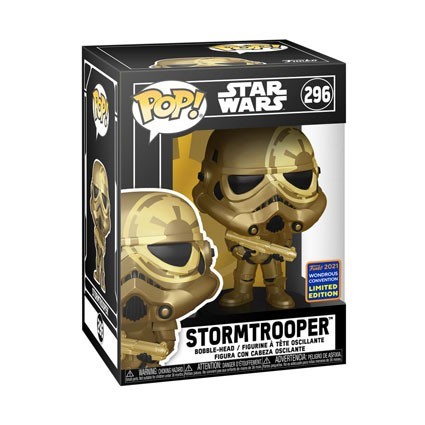 Figuren Funko Pop WC2021 Star Wars Stormtrooper Gold Limitierte Auflage Genf Shop Schweiz