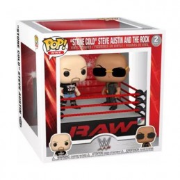 Figurine Funko Pop Catch WWE The Rock vs Stone Cold in Wrestling Ring Boutique Geneve Suisse