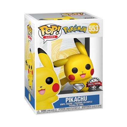 Figur Pop Diamond Pokemon Pikachu Waving Limited Edition Funko Geneva Store Switzerland