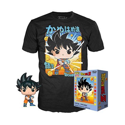Figur Funko Pop and T-shirt Dragon Ball Goku (Kamehameha) Limited Edition Geneva Store Switzerland