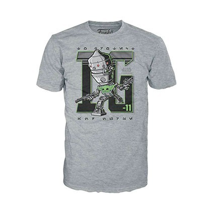 Figur T-shirt Star Wars The Mandalorian IG-11 with the Child (Grogu) Limited Edition Funko Geneva Store Switzerland