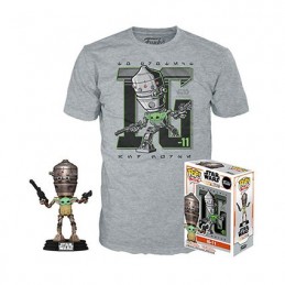 Pop and T-shirt Star Wars The Mandalorian IG-11 with the Child (Grogu) Limited Edition