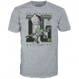 Figur Funko Pop and T-shirt Star Wars The Mandalorian IG-11 with the Child (Grogu) Limited Edition Geneva Store Switzerland