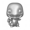 Figurine Funko Pop Métallique Pokemon Salamèche (Charmander) Silver Edition Limitée Boutique Geneve Suisse