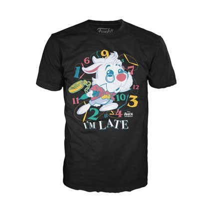Figur T-shirt Alice in Wonderland White Rabbit Limited Edition Funko Geneva Store Switzerland