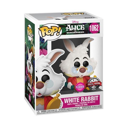 Figur Funko Pop Flocked Alice in Wonderland White Rabbit Limited Edition Geneva Store Switzerland