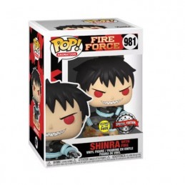 Pop Phosphoreszierend Fire Force Shinra with Fire Limitierte Auflage