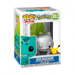Figurine Funko Pop Métallique Pokemon Silver Bulbizarre (Bulbasaur) 25ème Anniversaire Edition Limitée Boutique Geneve Suisse