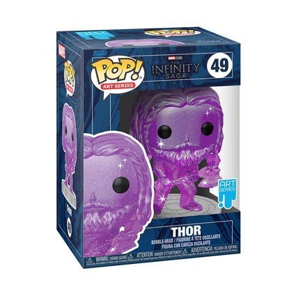 Figurine Funko Pop Artist Series Infinity Saga Thor Purple Edition Limitée Boutique Geneve Suisse