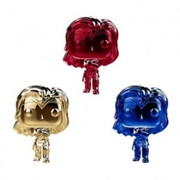Figuren Funko Pop Chrome Wonder Woman 2017 Rot, Blau und Gold 3-Pack Limitierte Auflage Genf Shop Schweiz