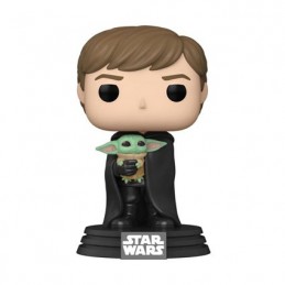 Pop Star Wars The Mandalorian Luke Skywalker avec Grogu