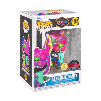 Toys Funko Pop Glow in the Dark Coco Alebrije Dante Limited Edition