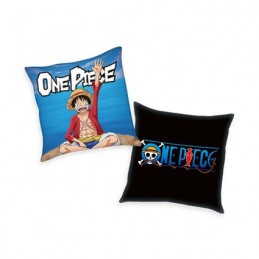 Figur Herding One Piece Pillow Logo and Monkey D. Luffy Geneva Store Switzerland