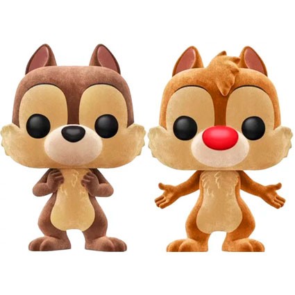 Toys Funko Pop SDCC 2017 Flocked Disney Chip and Dale 2-pack Flocke...