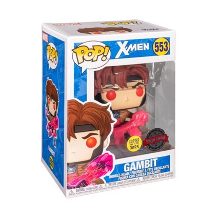 Figur Funko Pop Glow in the Dark X-Men Gambit with Cards Translucent Limited Edition Geneva Store Switzerland