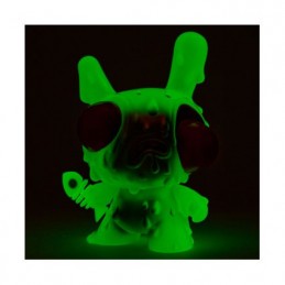 Figurine Kidrobot Dunny Meltdown Jaune Phosphorescent par Chris Ryniak Boutique Geneve Suisse