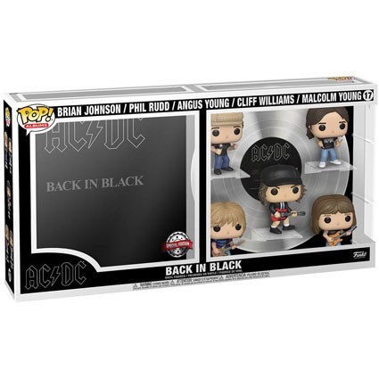 Figurine Funko Pop Albums AC/DC Back In Black avec Boîte de Protection Acrylique Edition Limitée Boutique Geneve Suisse