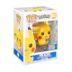 Figurine BOÎTE ENDOMMAGÉE Pop ECCC 2021 Diamond Pokemon Pikachu Sitting Edition Limitée Funko Boutique Geneve Suisse