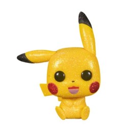 Figurine Funko Pop ECCC 2021 Diamond Pokemon Pikachu Sitting Edition Limitée Boutique Geneve Suisse
