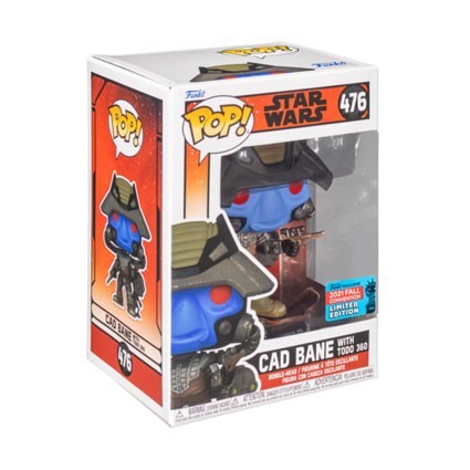 Figuren Funko BESCHÄDIGTE BOX Pop ECCC 2021 Star Wars The Clone Wars Cad Bane with Todo 360 Limitierte Auflage Genf Shop Schweiz