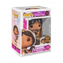Figuren Pop ECCC 2021 Aladdin Princess Jasmine Gold Ultimate Princess mit Pin Limitierte Auflage Funko Genf Shop Schweiz