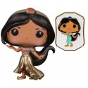 Figurine Funko Pop Disney Aladdin Princess Jasmine Gold Ultimate Princess avec Pin Edition Limitée Boutique Geneve Suisse