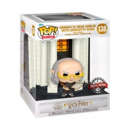 Figur Funko Pop Harry Potter Gringotts Head Goblin with Gringotts Wizarding Bank Diagon Alley Limited Edition Geneva Store Sw...