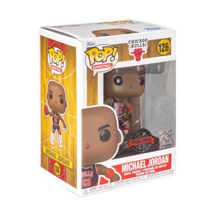 Figur Funko Pop Basketball NBA Michael Jordan Chicago Bulls Black Pinstripe Jersey Limited Edition Geneva Store Switzerland