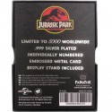 Figurine FaNaTtiK Jurassic Park Réplique Metal Entrance Gates (plaqué argent) Edition Limitée Boutique Geneve Suisse