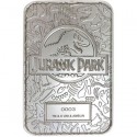 Figur FaNaTtiK Jurassic Park Replica Metal Entrance Gates (silver plated) Limited Edition Geneva Store Switzerland