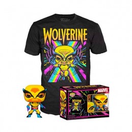 Pop und T-shirt Marvel Blacklight Wolverine Limitierte Auflage