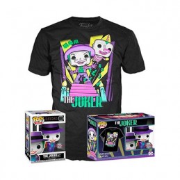 Figuren Pop Metallisch und T-shirt DC Comics Batman 89 Joker mit Speaker Limitierte Auflage Funko Genf Shop Schweiz