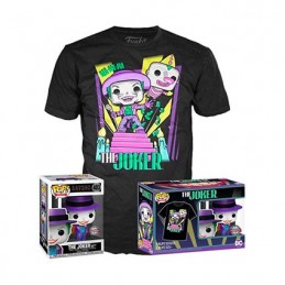 Pop Métallique et T-shirt DC Comics Batman 89 Joker avec Megaphone Edition Limitée