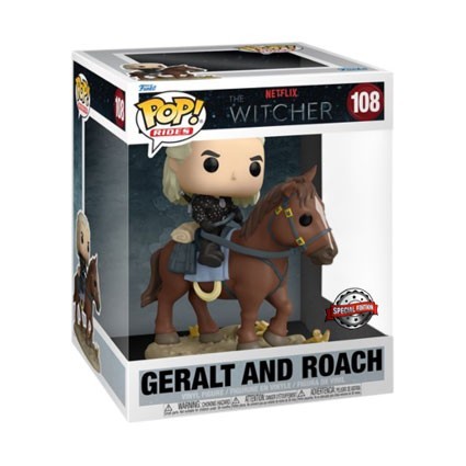 Figur Funko Pop Rides The Witcher TV Geralt on Roach Limited Edition Geneva Store Switzerland