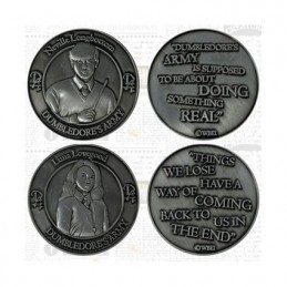 Figuren Harry Potter Sammelmünzen Doppelpack Dumbledore's Army Neville und Luna Limitierte Auflage FaNaTtiK Genf Shop Schweiz